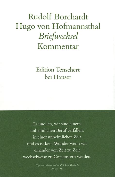 Briefwechsel [von] hugo von hofmannsthal [und] rudolf borchardt. - Keeping up with the quants your guide to understanding and.