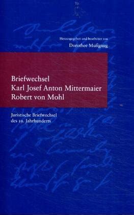 Briefwechsel karl josef anton mittermaier   rudolf von gneist. - Seventh day adventist church manual 2010 18th edition.