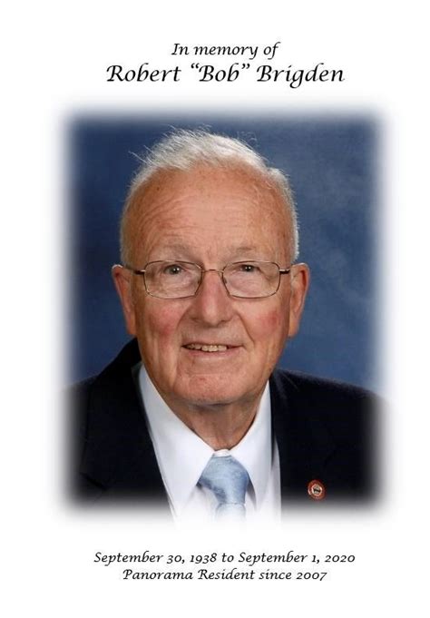 Brigden obituaries. .  ...