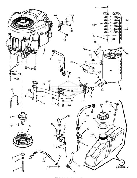 Briggs and stratton 22 hp v twin carburetor diagram. To adjust a Briggs & Stratton governor, a person must adjust the static setting. This reduces the amount of play that in the governor. To adjust the governor, a wrench and a clamp tool is required. 