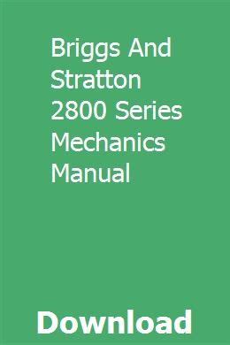 Briggs and stratton 2800 series mechanics manual. - História de la ciudad de ceuta, sus sucessos militares y politicos.