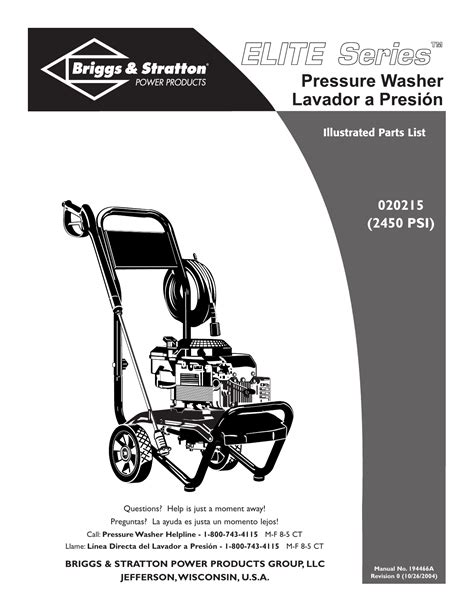 Briggs and stratton pressure washer repair manual. - Manuale della pompa per infusione di agilia.