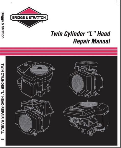 Briggs and stratton service manual twin cylinder l head. - Retina manual by edward s bomback.