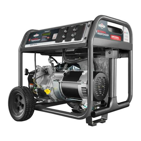 Briggs and stratton storm responder 6250. Brand new briggs and stratton 6250 storm responder. plug hi, brand new briggs and stratton 6250 storm responder. plug cord into multiple different things inside the home, frig, tv, etc. nothing happens . power output shows zero. 