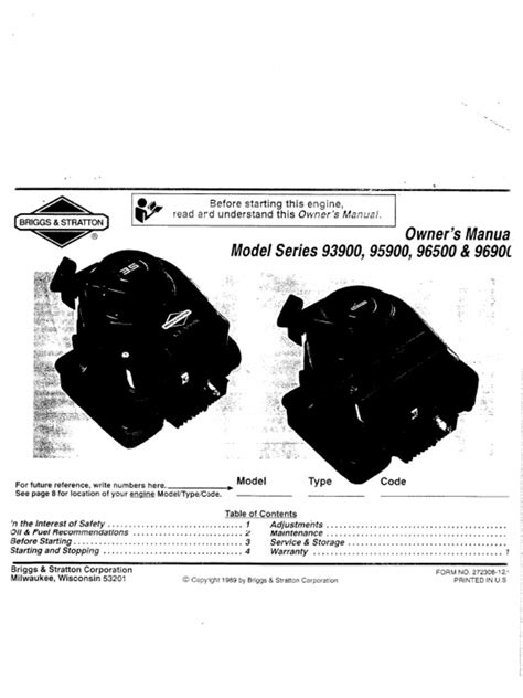 Briggs stratton sprint 375 service manual. - Pocket guide to matching the hatch.