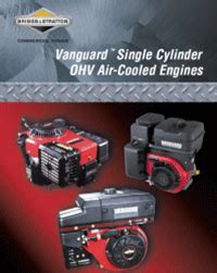Briggs stratton vanguard single cylinder ohv air cooded engine workshop service repair manual. - 2005 gsxr 600 manual de servicio 95145.