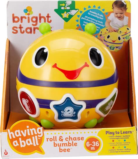 Bright Starts, Roll & Pop Fire Truck Toy, Includes Alphabet …