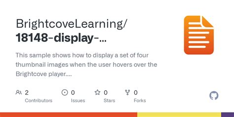 BrightcoveLearning/display-duration - Github