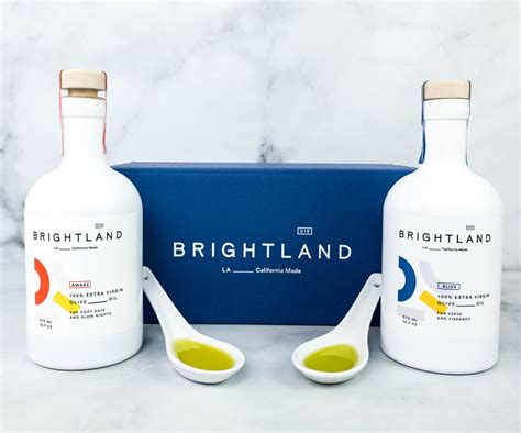 Brightland. Known for his series “Add Yellow," Graft worked closely with Brightland to create an eye-catching label that expresses their shared vision for Brightland's first artist label bottle. ARISE's label was created in collaboration with New York-based renowned fashion designer and artist Peter Som, and was inspired by blooming of spring produce and ... 