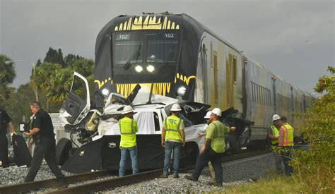 Brightline melbourne accident. MELBOURNE, Fla. - Surveillance video obtained by FOX 35 shows the moments an SUV and a Brightline train collided Wednesday afternoon in Melbourne, killing a man and injuring three others. 