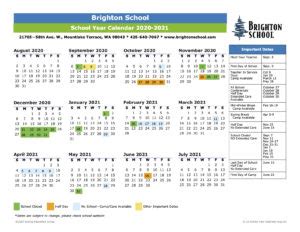 Brighton Area Schools Calendar 22-23