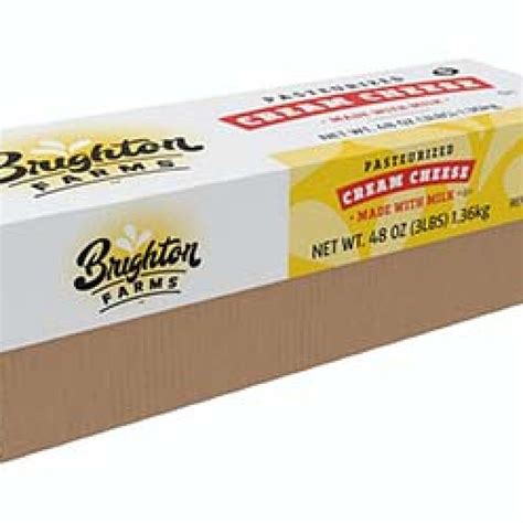 Brighton Farms CREAM CHEESE PLAIN LOAF – Food Service Rewards