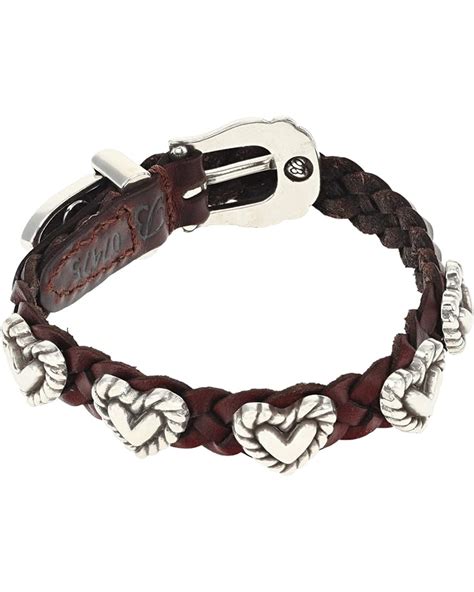 Brighton Roped Heart Braid Bandit Bracelet - amazon.com