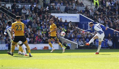 Brighton routs Wolves 6-0 to revive European ambitions
