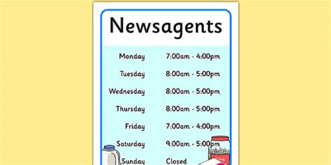 Brights Newsagents opening times - FindOpen UK