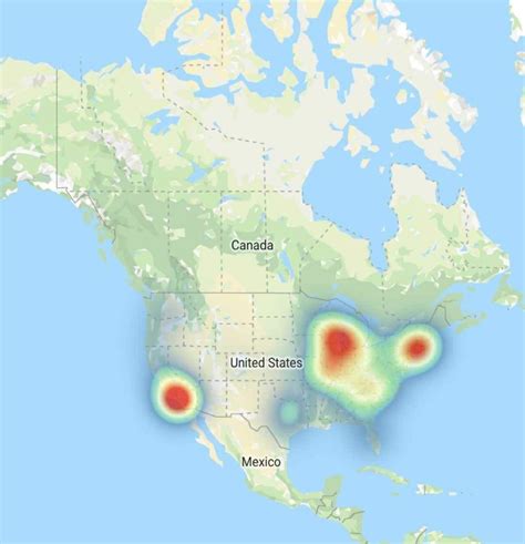 The map below depicts the most recent cities in the United States where Spectrum users have reported problems and outages. If you are experiencing problems with Spectrum, please submit a report below. Loading map, please wait... The heatmap above shows where the most recent user-submitted and social media reports are geographically clustered.. 