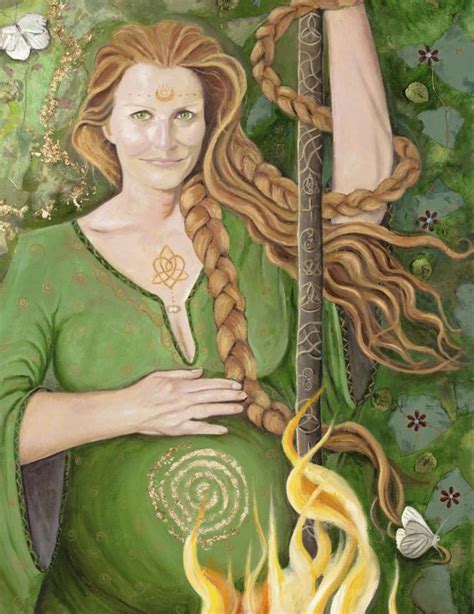Brigit protection. Brigid is part of the Tuatha de Danann, the original godly race of beings that first occupied Ireland. Her name is theorized to mean “Fiery Arrow”, and shows a clear link to the words “Bright” and “Bride”. She’s the daughter of the Dagda, King of the Celtic Irish gods. And in some stories, she is Bres’ wife. But she’s much ... 