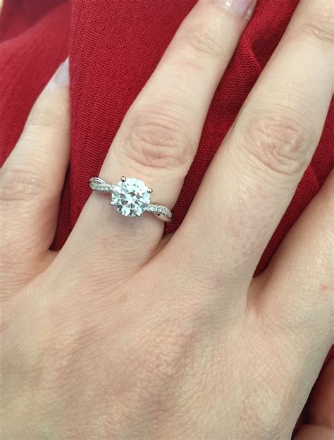 Brilliant earth engagement rings. Petite Demi Diamond Ring (1/5 ct. tw.) $ 1,290. This delicate, designer engagement ring features sheer sparkle, with a diamond that appears to float above the band. A timeless design with a touch of glamour! 
