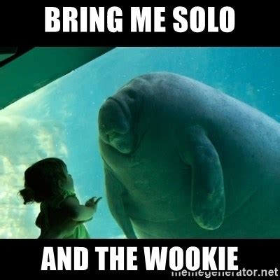 Bring me solo And the wookie - Overlord Manatee - quickmeme