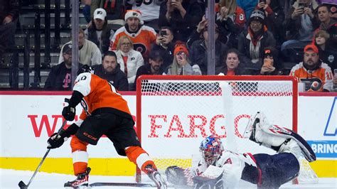 Brink scores in shootout, regulation to lead Flyers over Capitals, 4-3