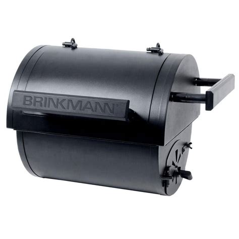 Brinkmann smoker replacement firebox. Replace the top and lid of your firebox on an Okalahoma Joes Highland Reverse Flow or Highland Offset Smoker with a genuine CB884-602 replacement fire box top. Pairs with CB884-603 and can be used in combination with, to make your own fire box or add one to an existing barrel grill. 