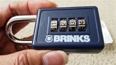 BRINKS - 40mm Solid Brass 3-Dial Resettable Padlock - Chrome Plated with Hardened Steel Shackle ... $16.90 $ 16. 90. FREE delivery Sat, Sep 30 on $35 of items shipped by Amazon. Or fastest delivery Thu, Sep 28 . RESET-071 3 Digit Small Combination Lock Tiny Padlock for Mini Locker Box Luggage Suitcase Backpack Sliver ... Disecu 4 Digit .... 
