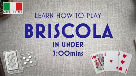 Apr 29, 2024 · Welcome to the fascinating world of Briscola, a classic Italian card game cherished by families and friends throughout Italy and beyond. Whether you’re a complete novice or looking to polish your skills, this guide is your ticket to mastering Briscola. Known for its straightforward rules and engaging gameplay, Briscola seamlessly blends strategy with luck, making […] .