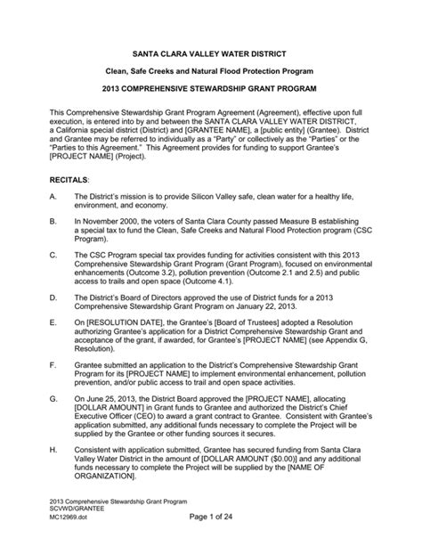 British Council Grant Agreement Template