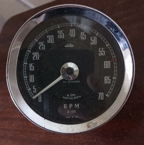 British Jaeger 7K Rev Counter & Brackets - MG etc eBay