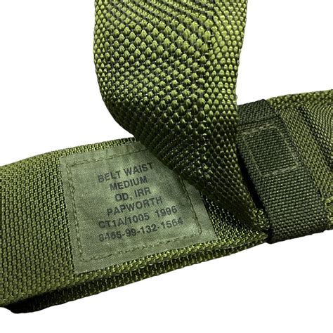 British army webbing belt.  Functional, secure and regimental options available.  F...