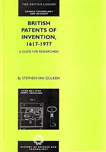 British patents of invention 1617 1977 a guide for researchers key resource series. - Frisch liest einheit 1 woche 3.
