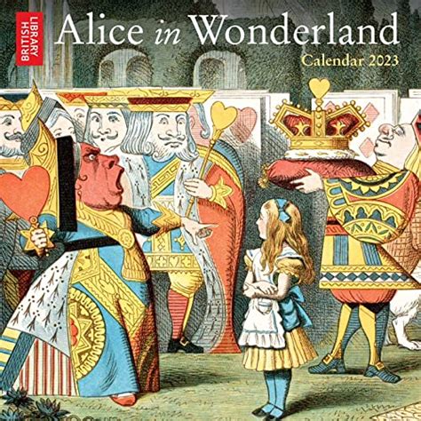 Download British Library  Alice In Wonderland Mini Wall Calendar 2019 Art Calendar By Not A Book