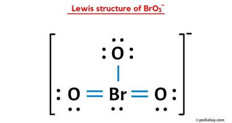 Lewis-strukturen af BrO3, også kendt som b