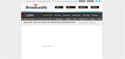 Broadcastify listen.  Please wait.  You can also broadcast your scanner, a...