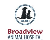 Broadview animal hospital. Broadview Animal Hospital. With over 35 years of experience, Broadview Animal Hospital has built a reputation on excellent customer service and reliable pet care services. We provide excellent pet care services to the pets in the Broadview area. Rest assured knowing that we will treat your pets like our own. Visit us today! 