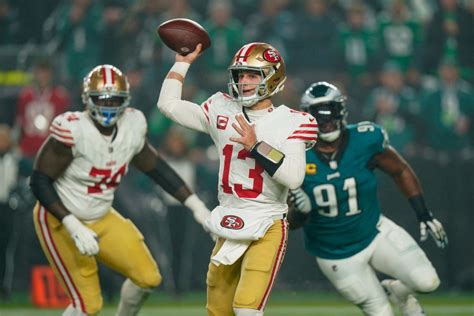 Brock Purdy throws 4 TDs as 49ers thump Eagles 42-19