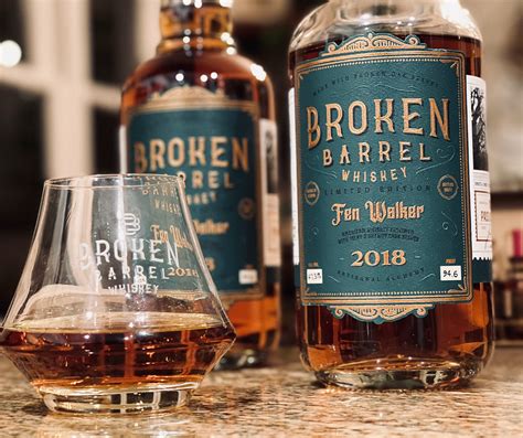 Broken Barrel Fen Walker Bourbon Whiskey, Kentucky