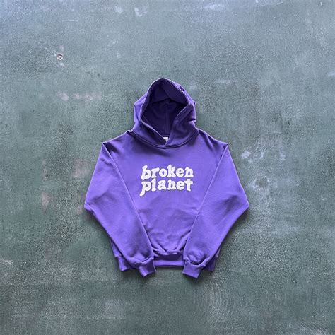 Broken Planet Hoodie Purple Medium eBay