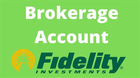 Brokerage account fidelity. Things To Know About Brokerage account fidelity. 