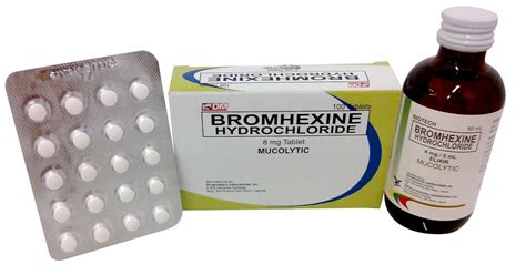 Bromhexine Drug Information [ Sunward Pharmaceutical ]