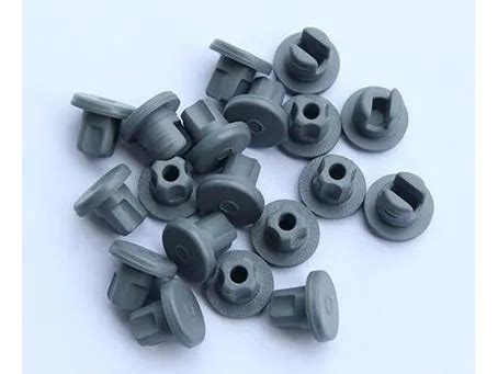 Bromobutyl rubber plugs have good resistance to cold and aging