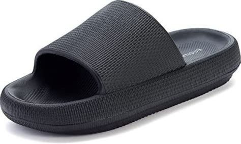 Buy BRONAX Cloud Slides for Women and Men | Shower Slippers Bathroom Sandals | Extremely Comfy | Cushioned Thick Sole at Walmart.com
