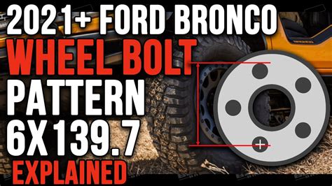 Wheel size, PCD, offset, and other specifications such as bolt pattern, thread size (THD), center bore (CB), trim levels for 1966 Ford Bronco. Wheel and tire fitment data. Original equipment and alternative options.