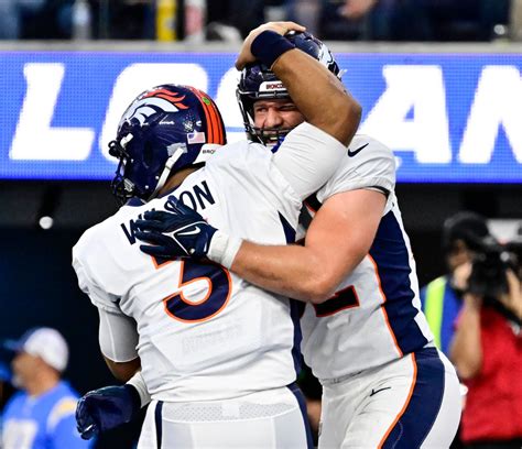 Broncos four downs: Russell Wilson sticks fork in Brandon Staley, Chargers. Raiders stick fork in themselves. Playoffs? Heck, yeah, we’re talking playoffs.