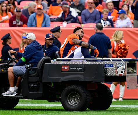 Broncos placing Caden Sterns on injured reserve after knee injury vs. Las Vegas, source says
