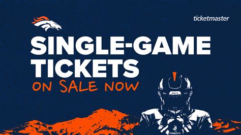 Broncos single-game tickets on sale