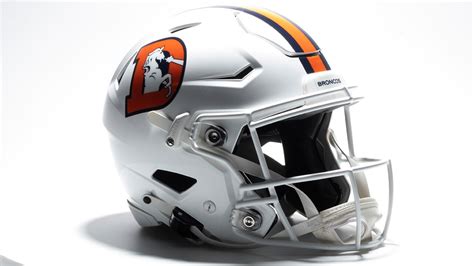 Broncos to debut 'Snowcapped' helmet with new field design