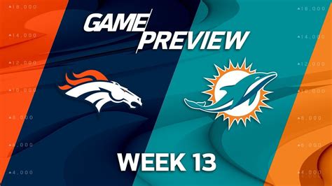 Broncos vs dolphins. Denver Broncos vs. Miami Dolphins Game Preview. The Dolphins are aiming for their second 3-0 start in as many seasons and 16th 3-0 start in the team’s nearly six-decade history. The last time the Dolphins started 3-0 in consecutive seasons, the Spice Girls were all the rage. Miami is 12-2 in its last 14 at Hard Rock and 8-1 all-time at home … 