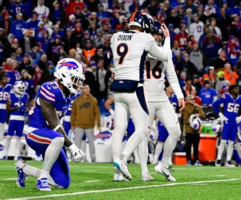 Broncos walk off Bills on Monday night after Wil Lutz knocks home game-winning 36-yard field goal