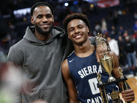 Bronny James in attendance for USC opener in Las Vegas, and LeBron James hopes for a comeback